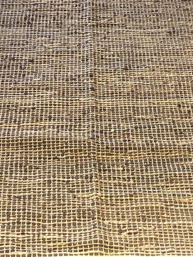 5' 00" x 8' 00" Hemp And Leather Rug- 108