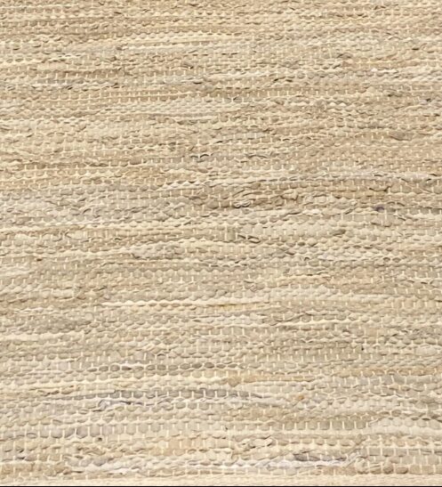 3' 00" x 5' 00" Hemp And Leather Rug- 123