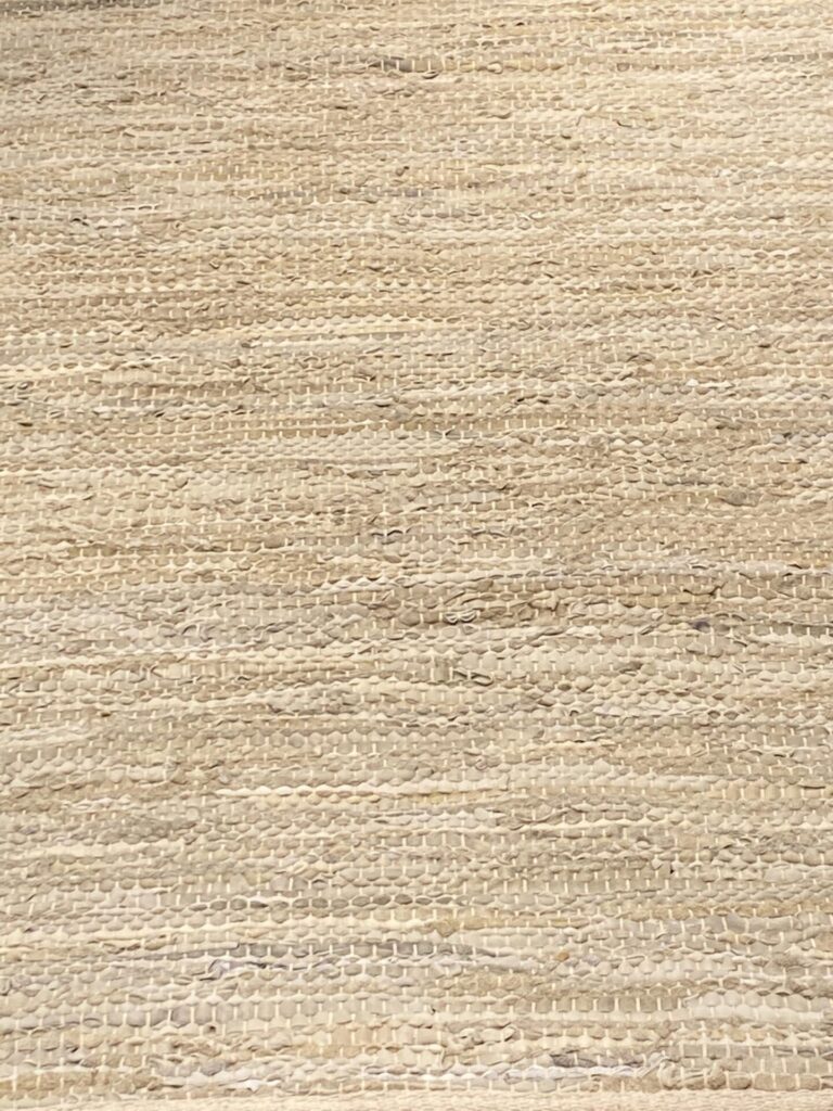 3' 00" x 5' 00" Hemp And Leather Rug- 123