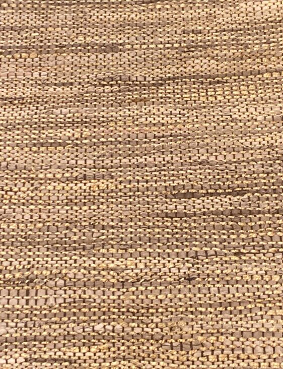 2' 00" x 5' 00" Hemp And Leather Rug- 179