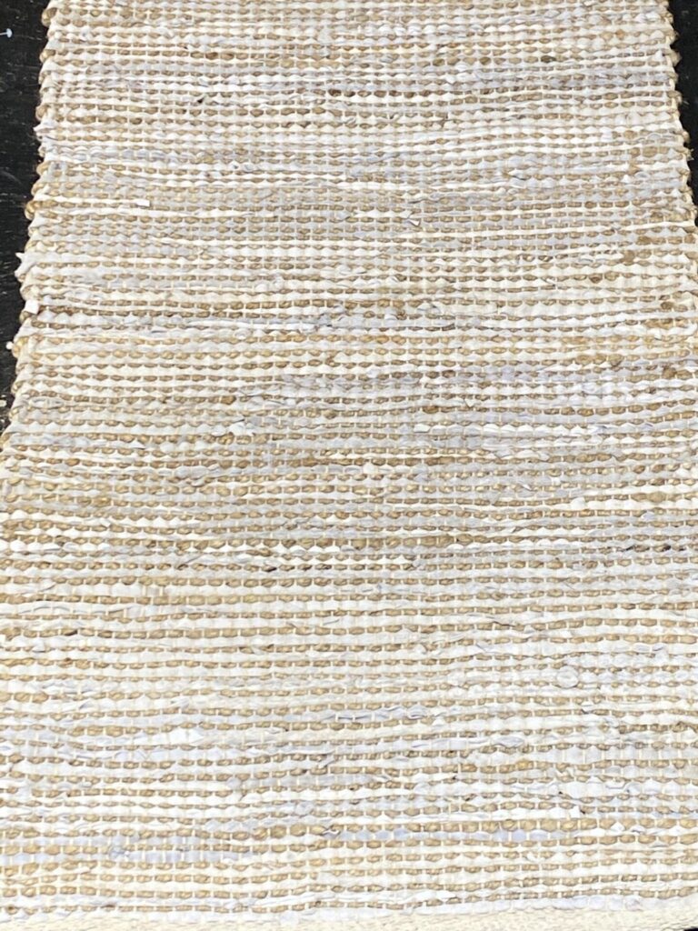 2' 00" x 5' 00" Hemp And Leather Rug- 133