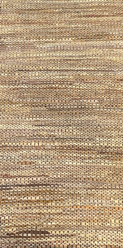 2' 00" x 5' 00" Hemp And Leather Rug- 144