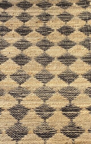 3' 00" x 5' 00" Hemp And Leather Rug- 125