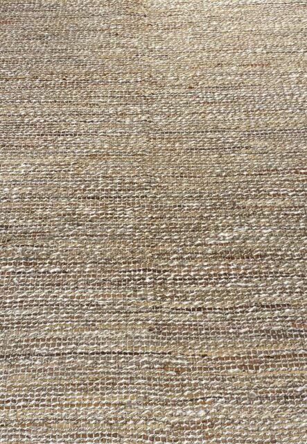 5' 00" x 8' 00" Hemp And Leather Rug- 113