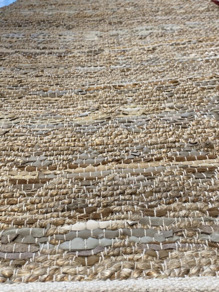 2' 00" x 5' 00" India- Hemp And Leather