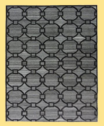 9' 00" x 12' 00" Leather and Viscose - India
