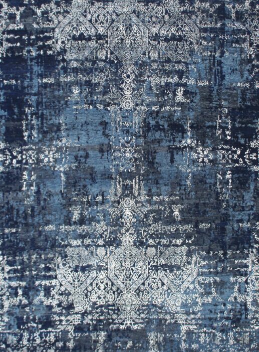 8' 11" x 12' 00" Wool And Viscose- India
