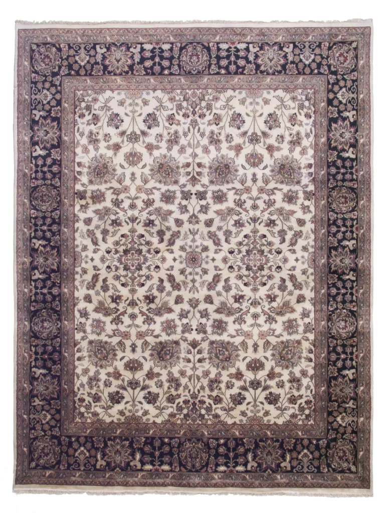 7' 09" x 10' 01" Wool Traditional Kashan Rug