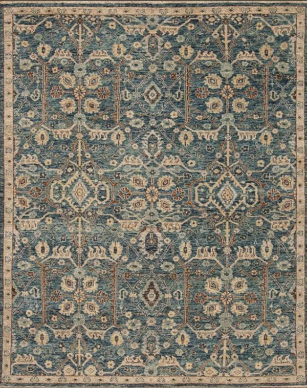 2' 00" x 3' 00" Indian Hand Knotted Rug