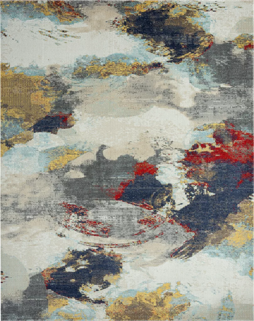 2' 00" x 3' 00" Rectangle Polypropylene And Polyester Rug