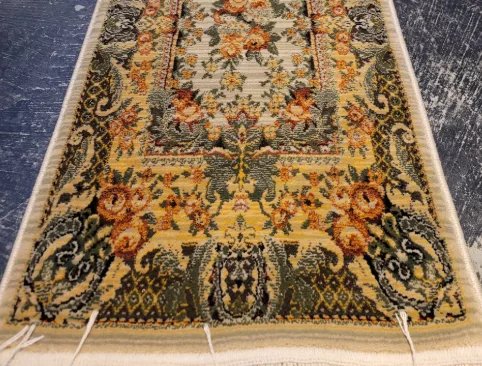 2' 00" x 9' 07" Machine Made Polypropylene Vintage Rug